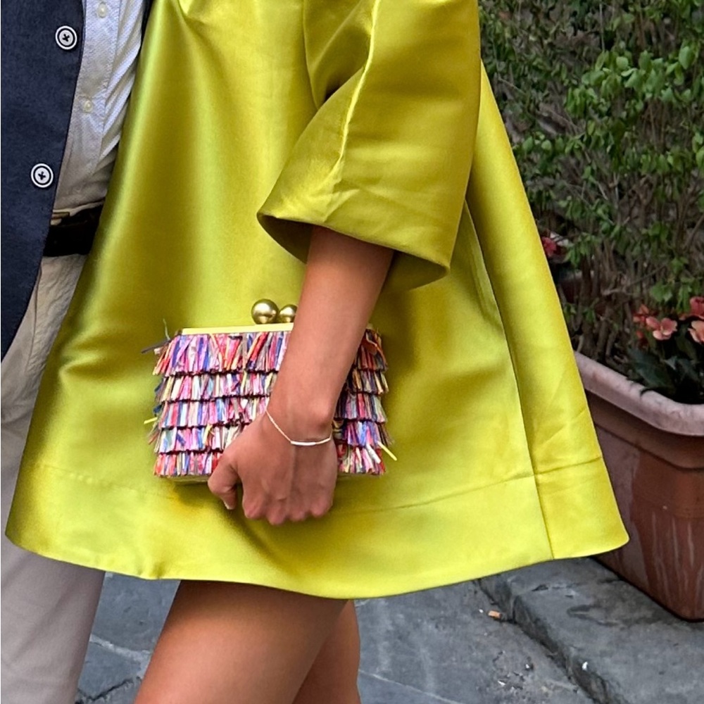 Nasty Gal structured Bardot puff sleeve mini dress - Picture 4 of 4